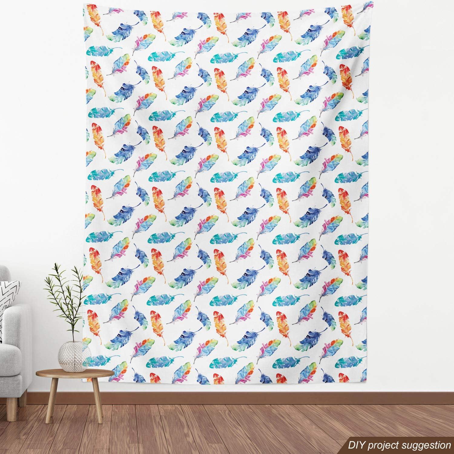 imageAmbesonne Kiss Fabric by The Yard Red Woman Lips Kiss Marks Pattern Romance Feminine Graphic Valentines Day Stretch Knit Fabric for Clothing Sewing and Arts Crafts 1 Yard Vermilion IvoryMulticolor Orange