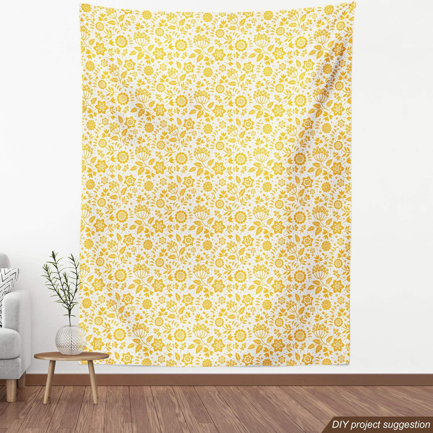 imageAmbesonne Kiss Fabric by The Yard Red Woman Lips Kiss Marks Pattern Romance Feminine Graphic Valentines Day Stretch Knit Fabric for Clothing Sewing and Arts Crafts 1 Yard Vermilion IvoryYellow Cream