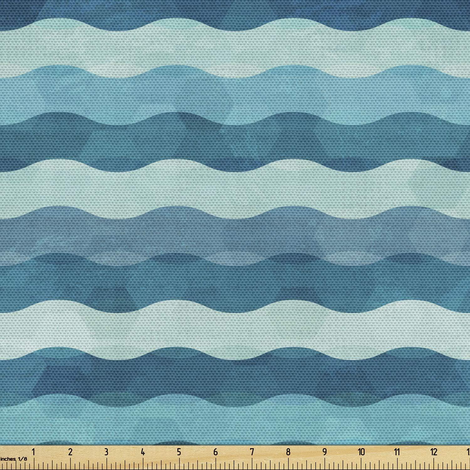 imageAmbesonne Kiss Fabric by The Yard Red Woman Lips Kiss Marks Pattern Romance Feminine Graphic Valentines Day Stretch Knit Fabric for Clothing Sewing and Arts Crafts 1 Yard Vermilion IvoryTurquoise Teal Blue