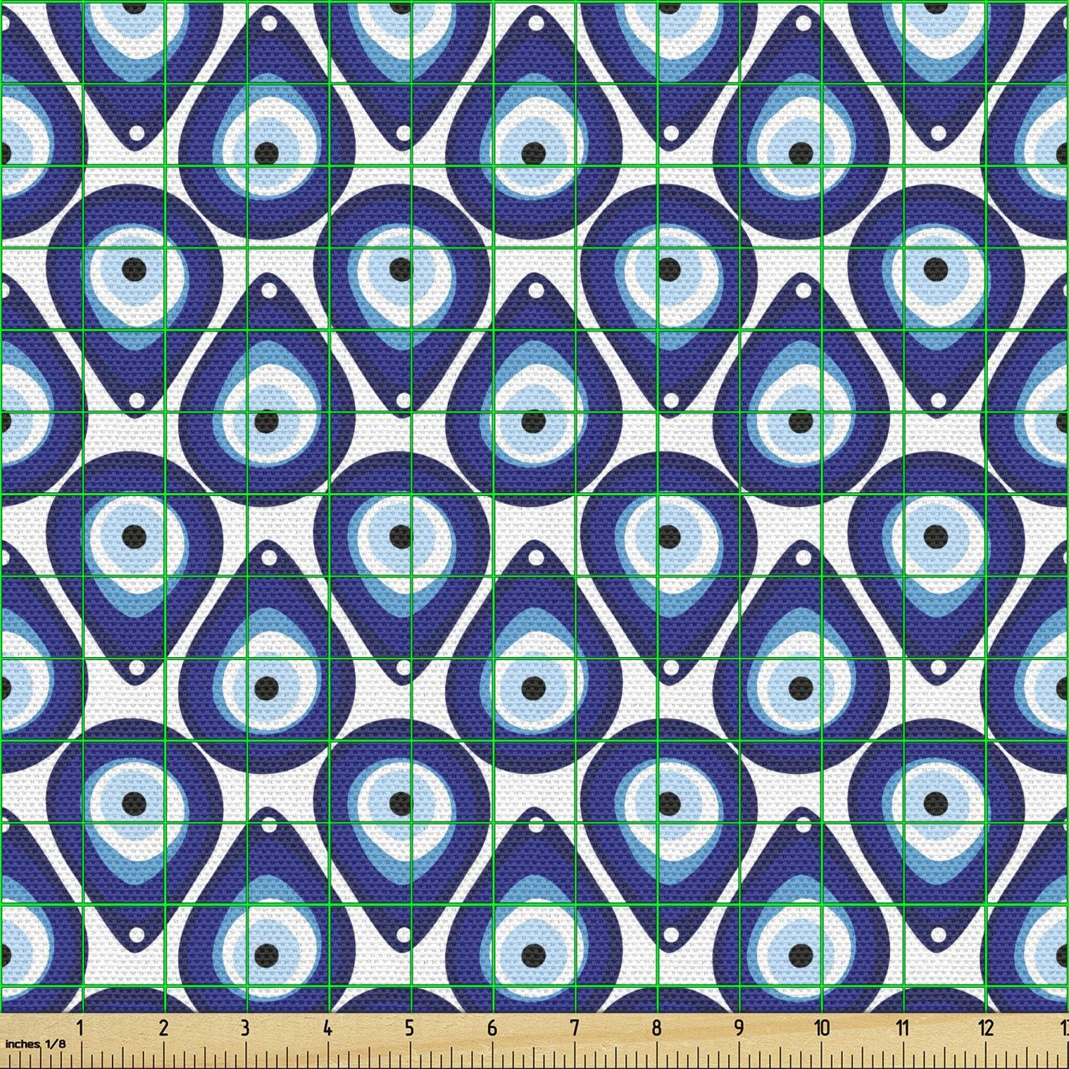 imageAmbesonne Kiss Fabric by The Yard Red Woman Lips Kiss Marks Pattern Romance Feminine Graphic Valentines Day Stretch Knit Fabric for Clothing Sewing and Arts Crafts 1 Yard Vermilion IvoryWhite Ivory