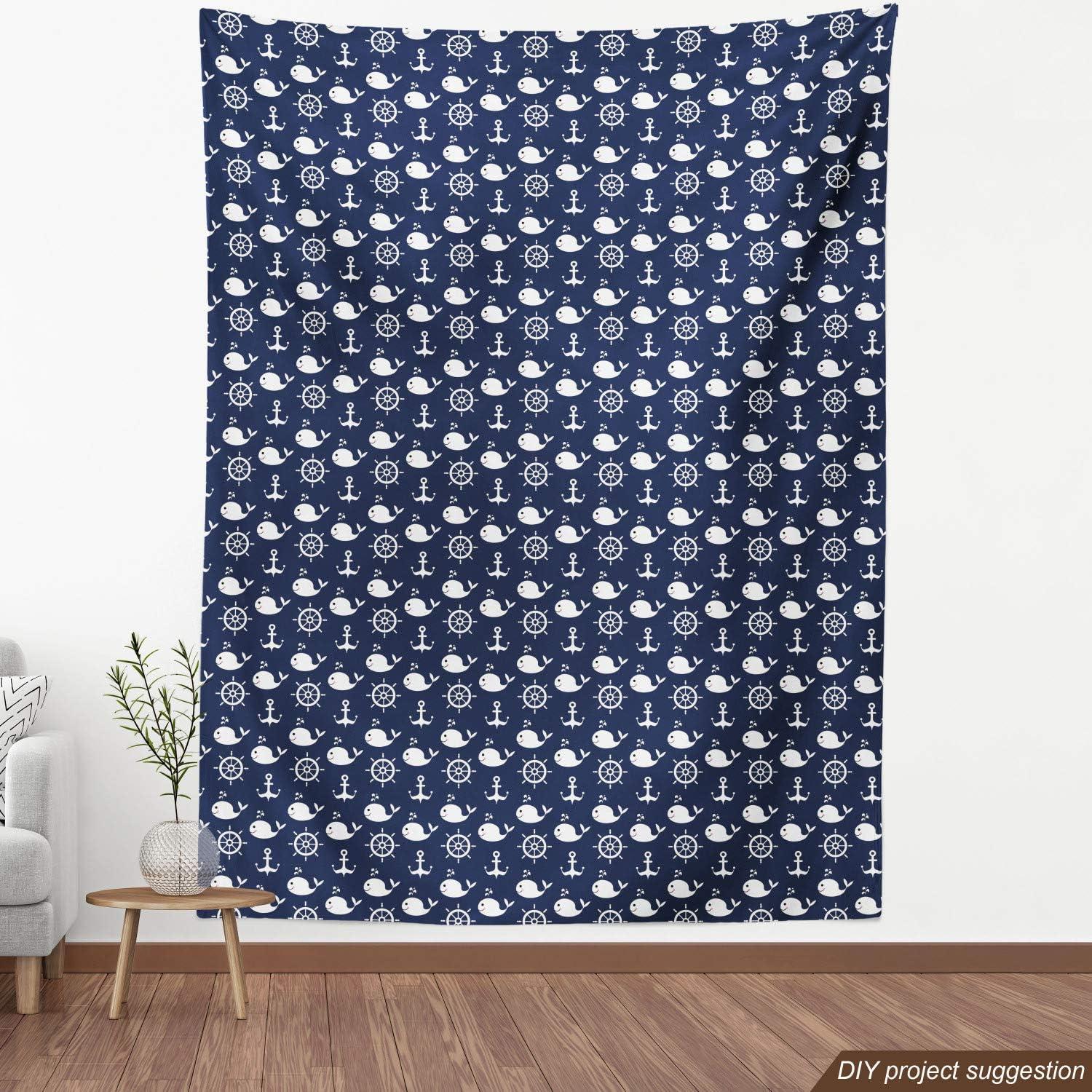 imageAmbesonne Kiss Fabric by The Yard Red Woman Lips Kiss Marks Pattern Romance Feminine Graphic Valentines Day Stretch Knit Fabric for Clothing Sewing and Arts Crafts 1 Yard Vermilion IvoryAzure Blue