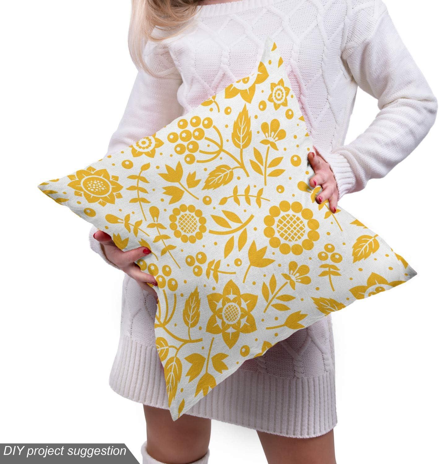imageAmbesonne Kiss Fabric by The Yard Red Woman Lips Kiss Marks Pattern Romance Feminine Graphic Valentines Day Stretch Knit Fabric for Clothing Sewing and Arts Crafts 1 Yard Vermilion IvoryYellow Cream