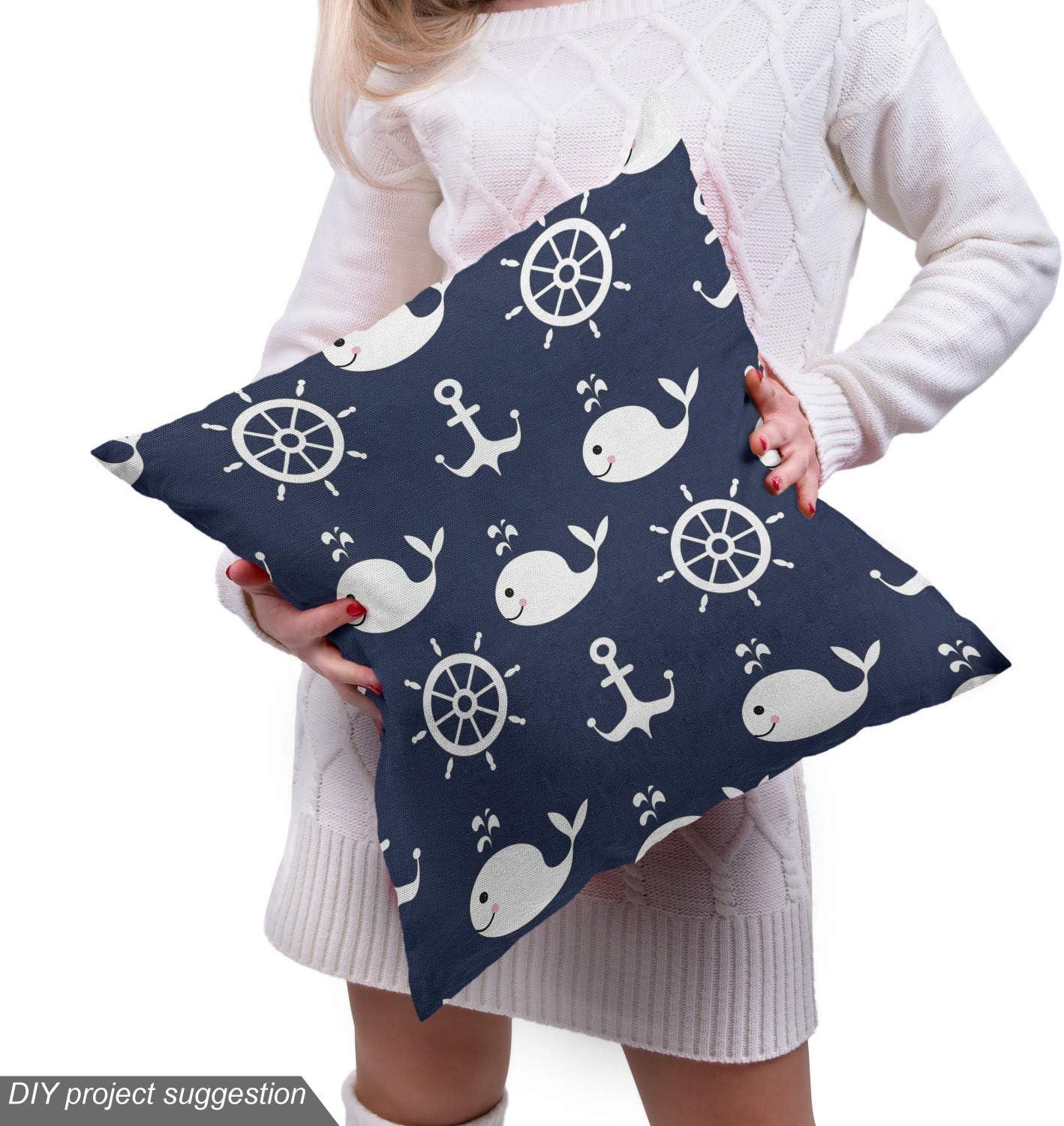 imageAmbesonne Kiss Fabric by The Yard Red Woman Lips Kiss Marks Pattern Romance Feminine Graphic Valentines Day Stretch Knit Fabric for Clothing Sewing and Arts Crafts 1 Yard Vermilion IvoryAzure Blue