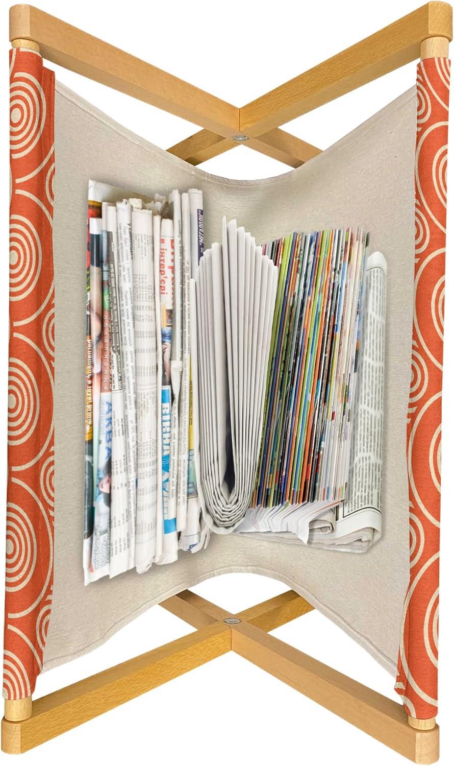 imageAmbesonne Pearls Magazine and Book Holder Bow Ties with Hearts Feminine Valentines Day Romantic Theme with Dotted Background Floor Rack Decor for Interior of Home amp Office 22 x 19 Pink BlackOrange Pale Yellow