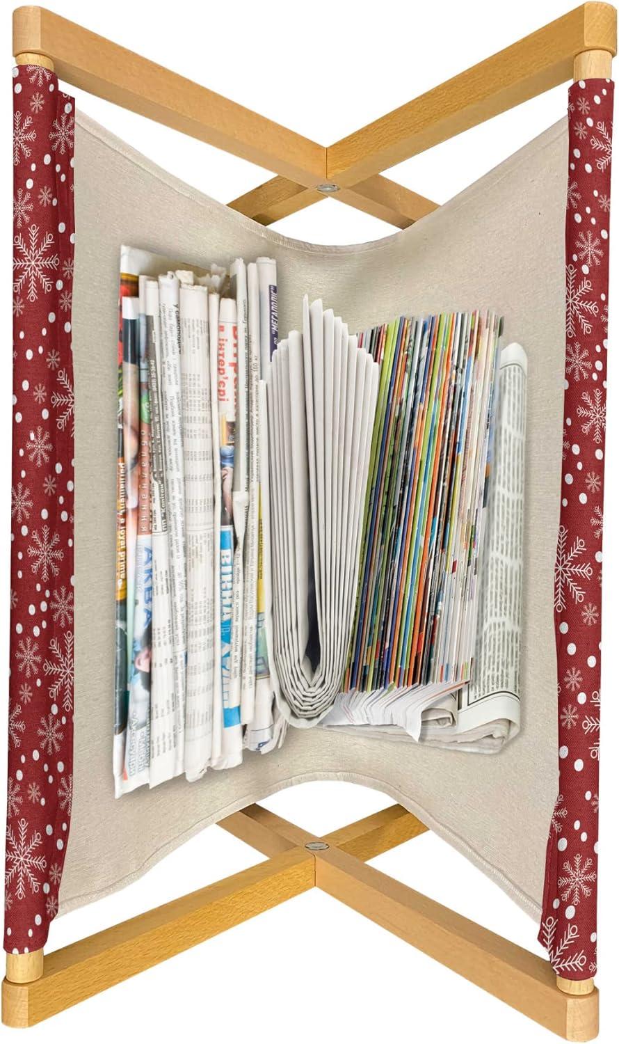 imageAmbesonne Pearls Magazine and Book Holder Bow Ties with Hearts Feminine Valentines Day Romantic Theme with Dotted Background Floor Rack Decor for Interior of Home amp Office 22 x 19 Pink BlackRuby White