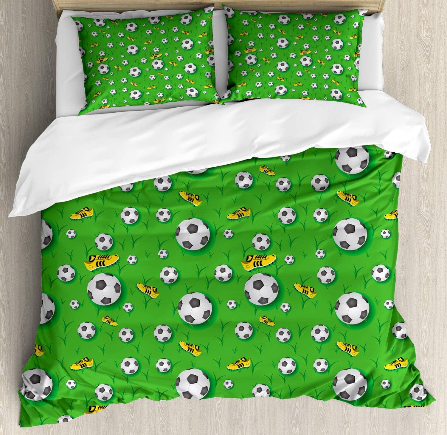 imageAmbesonne Purple Duvet Cover Set Unlucky Black Cat with Heart Filled Backdrop Valentines Day Animal Fun Decorative 3 Piece Bedding Set with 2 Pillow Shams Queen Size Lavender Pink BlackLime Green Yellow Black