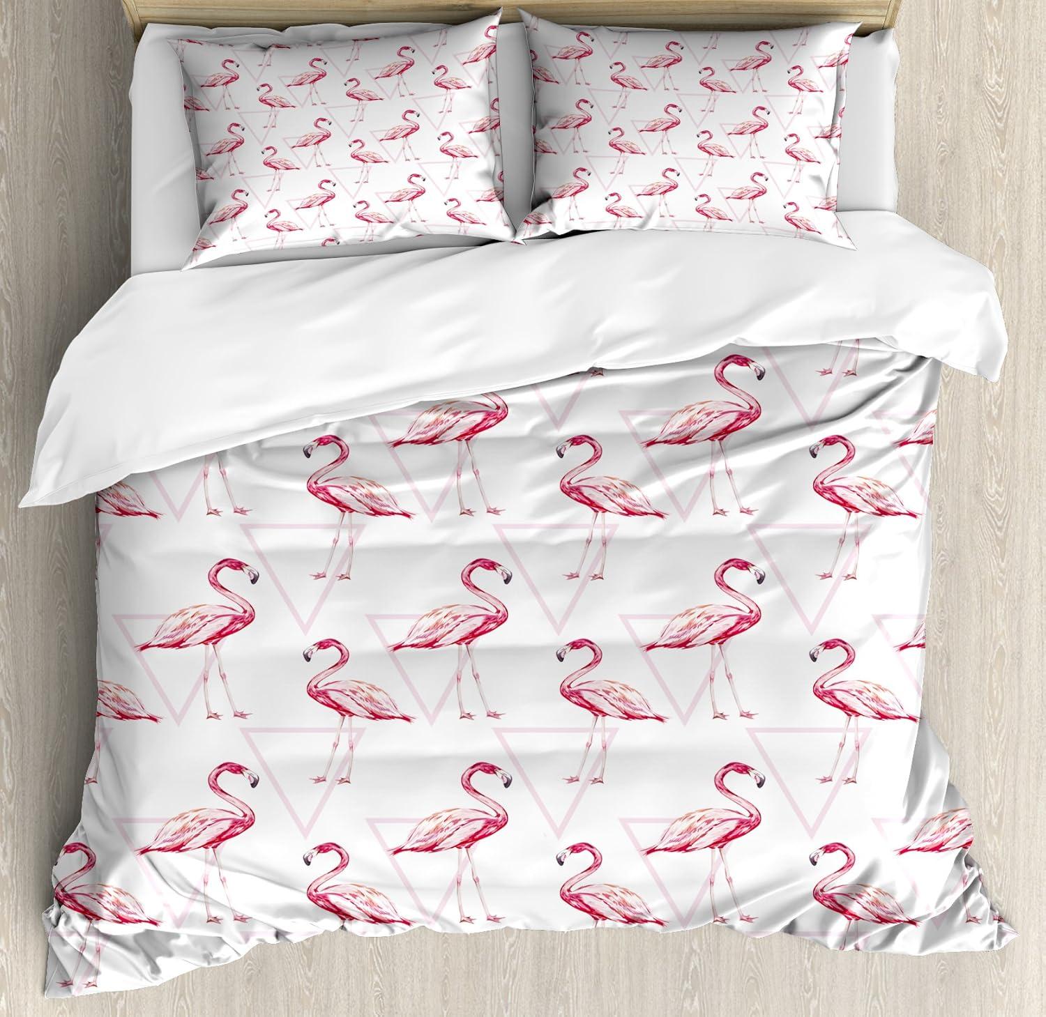 imageAmbesonne Purple Duvet Cover Set Unlucky Black Cat with Heart Filled Backdrop Valentines Day Animal Fun Decorative 3 Piece Bedding Set with 2 Pillow Shams Queen Size Lavender Pink BlackPink Peach White
