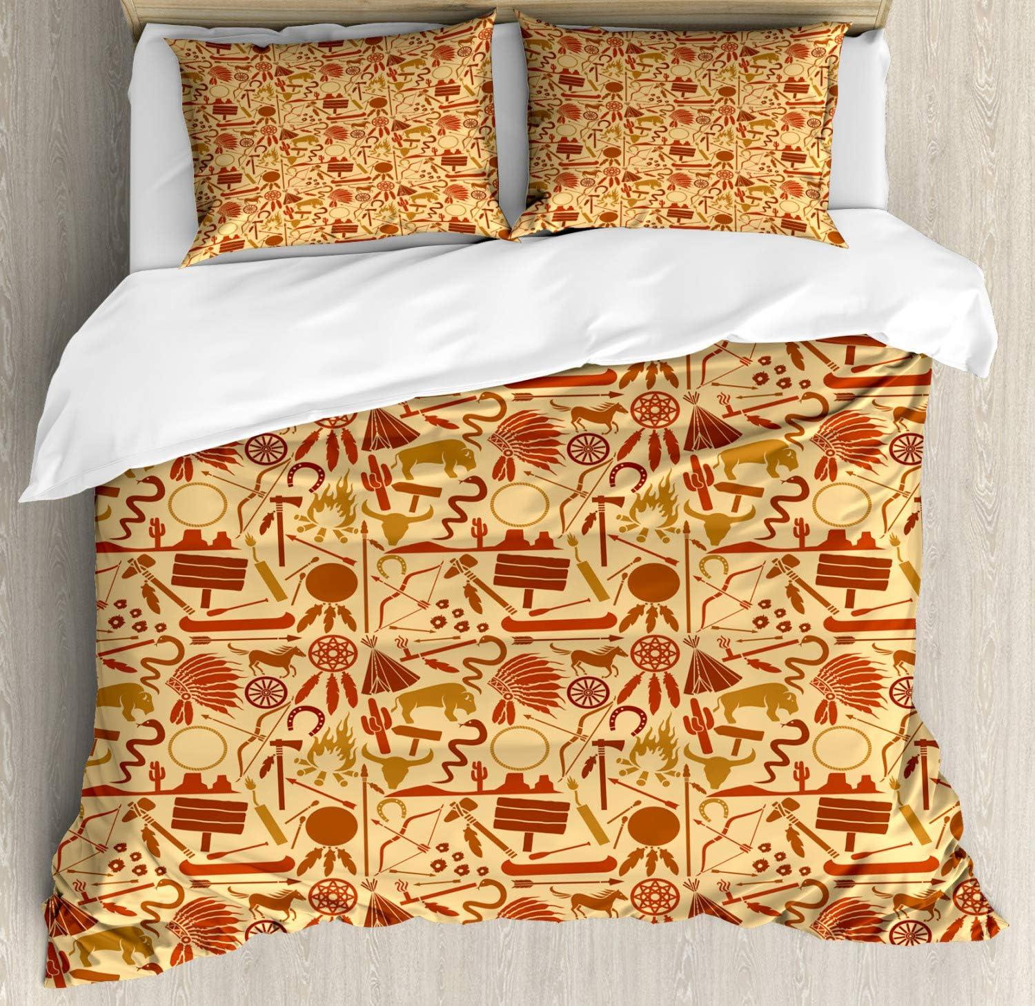 imageAmbesonne Purple Duvet Cover Set Unlucky Black Cat with Heart Filled Backdrop Valentines Day Animal Fun Decorative 3 Piece Bedding Set with 2 Pillow Shams Queen Size Lavender Pink BlackPale Orange Redwood