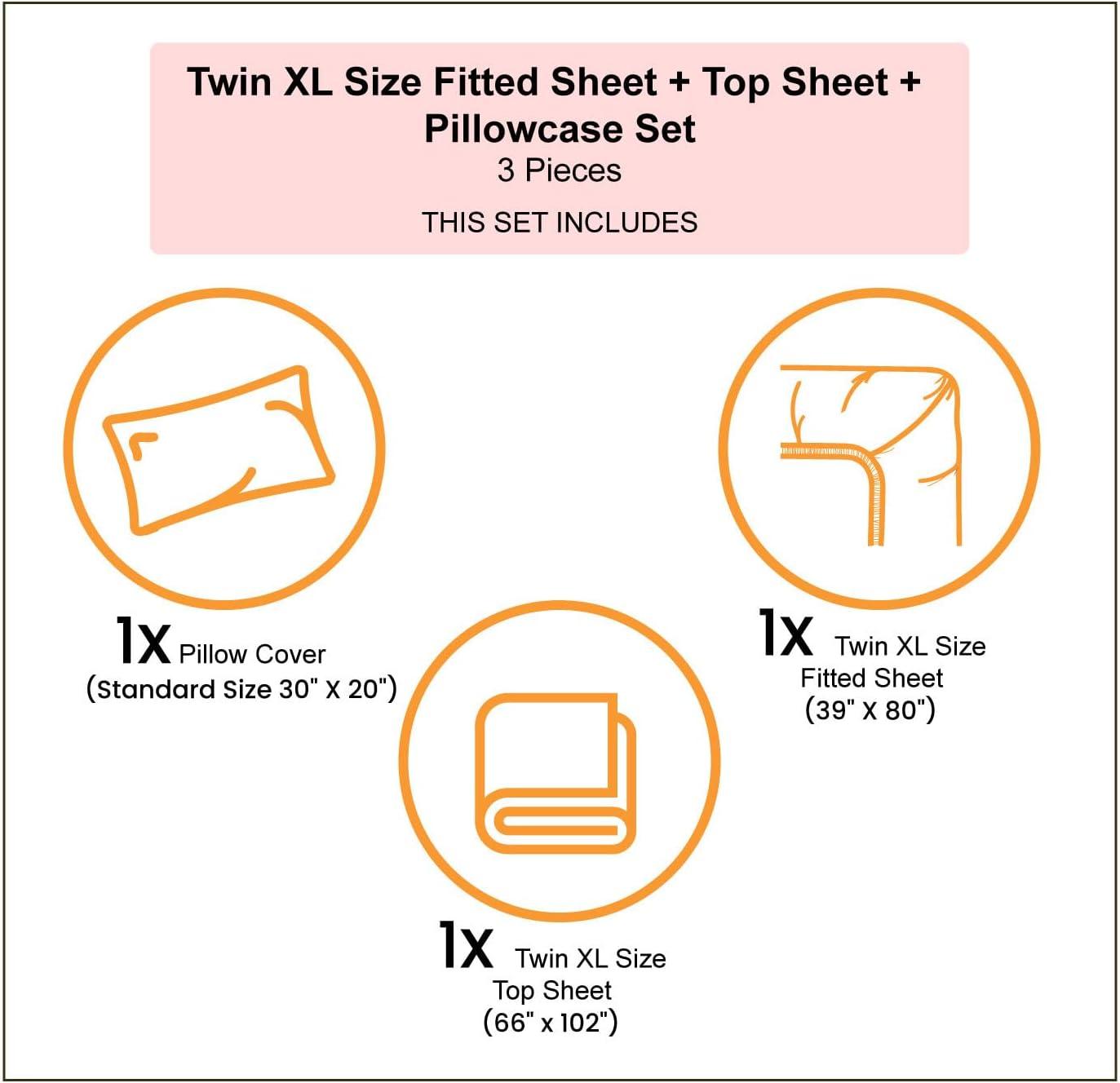 imageAmbesonne Xo Sheet Set Love You Hugs Kisses Watercolor Splashes Heart Valentines Art Fitted and Flat Sheet with Pillowcase Bedding Accent 3 Piece Set Twin XL Mint Green White
