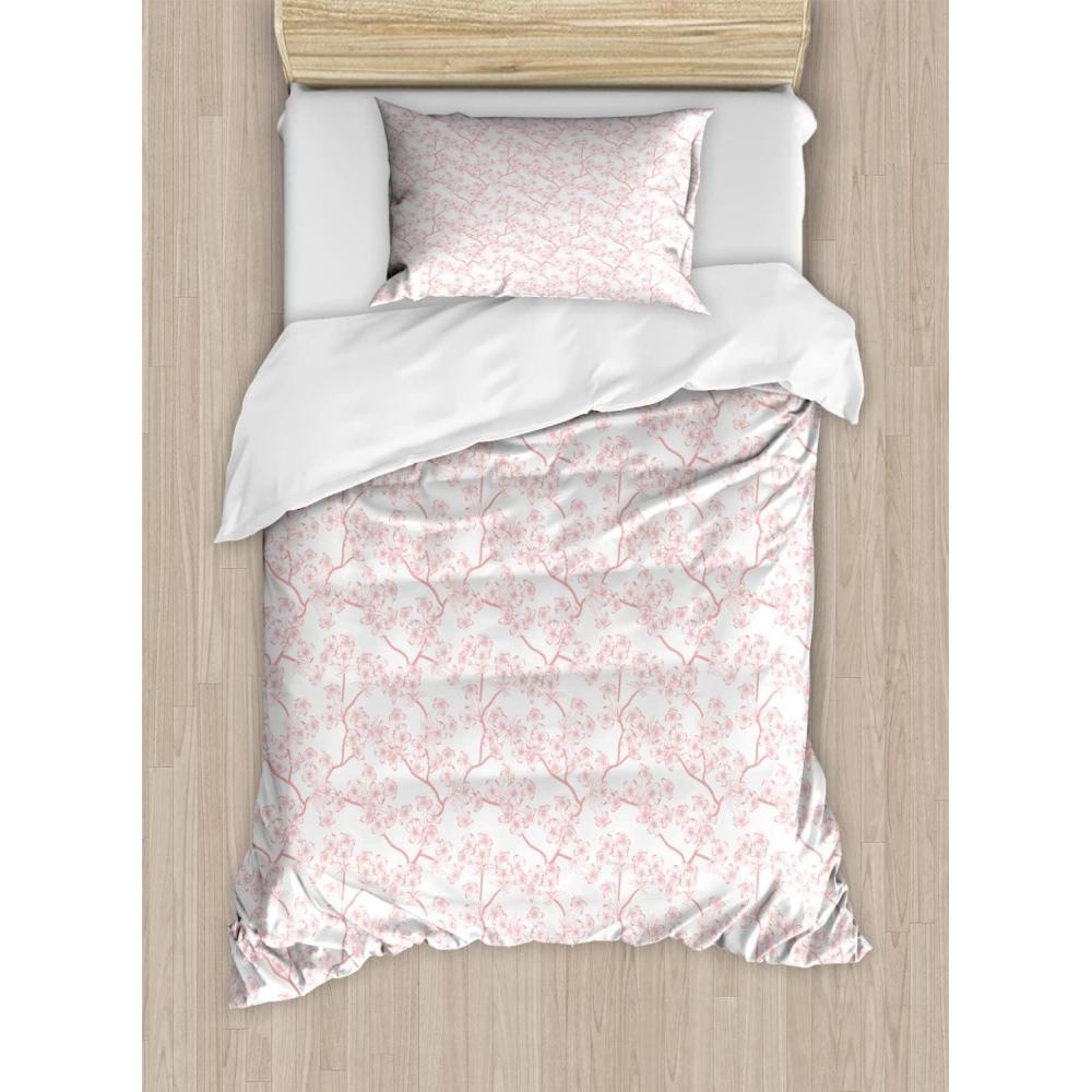 imageAmbesonne Dog Driver Duvet Cover Set Romantic Chihuahua with Balloon Rose Flower Valentines Love Date Celebration Decorative 3 Piece Bedding Set with 2 Pillow Shams King Size Red YellowCoral White