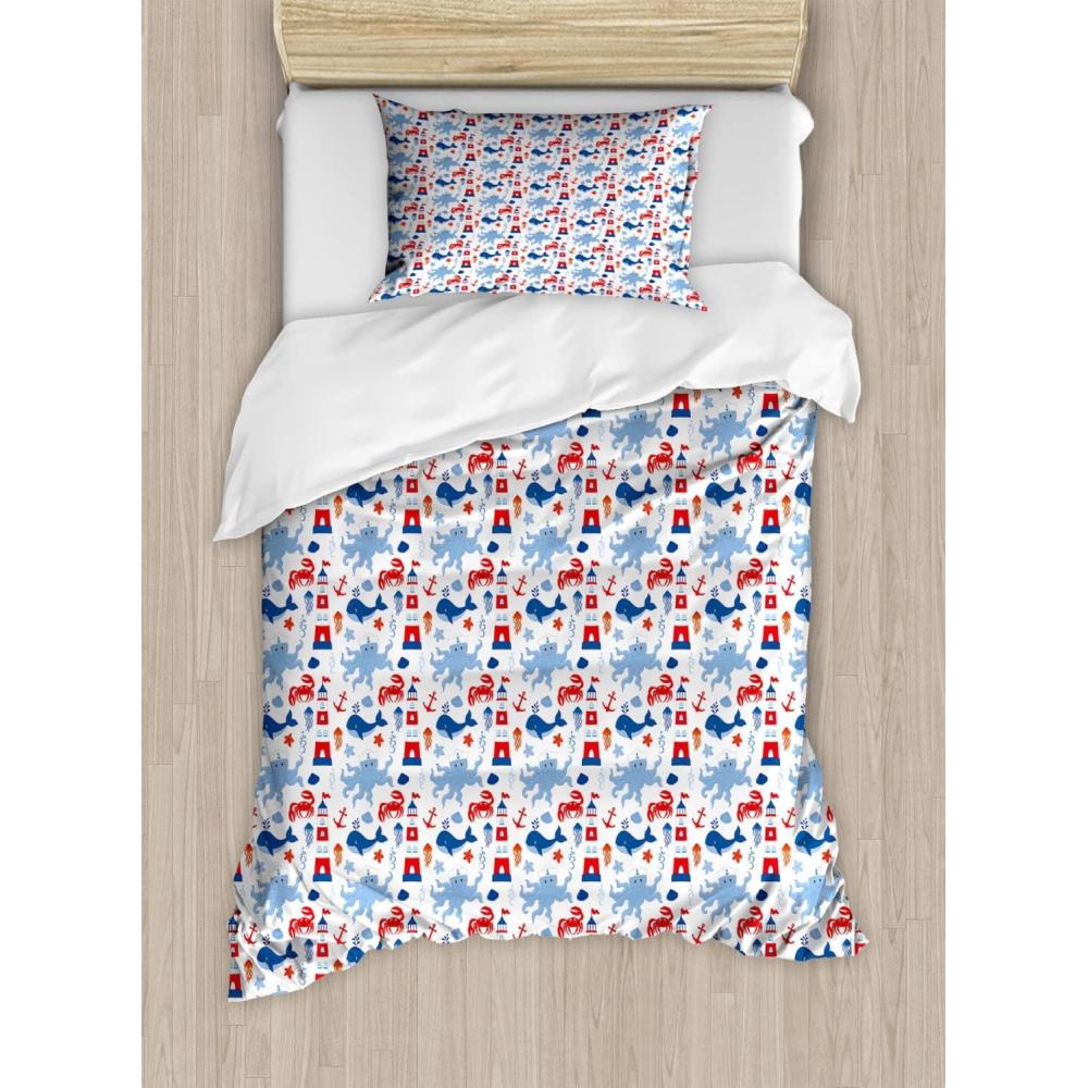 imageAmbesonne Dog Driver Duvet Cover Set Romantic Chihuahua with Balloon Rose Flower Valentines Love Date Celebration Decorative 3 Piece Bedding Set with 2 Pillow Shams King Size Red YellowBlue Red White