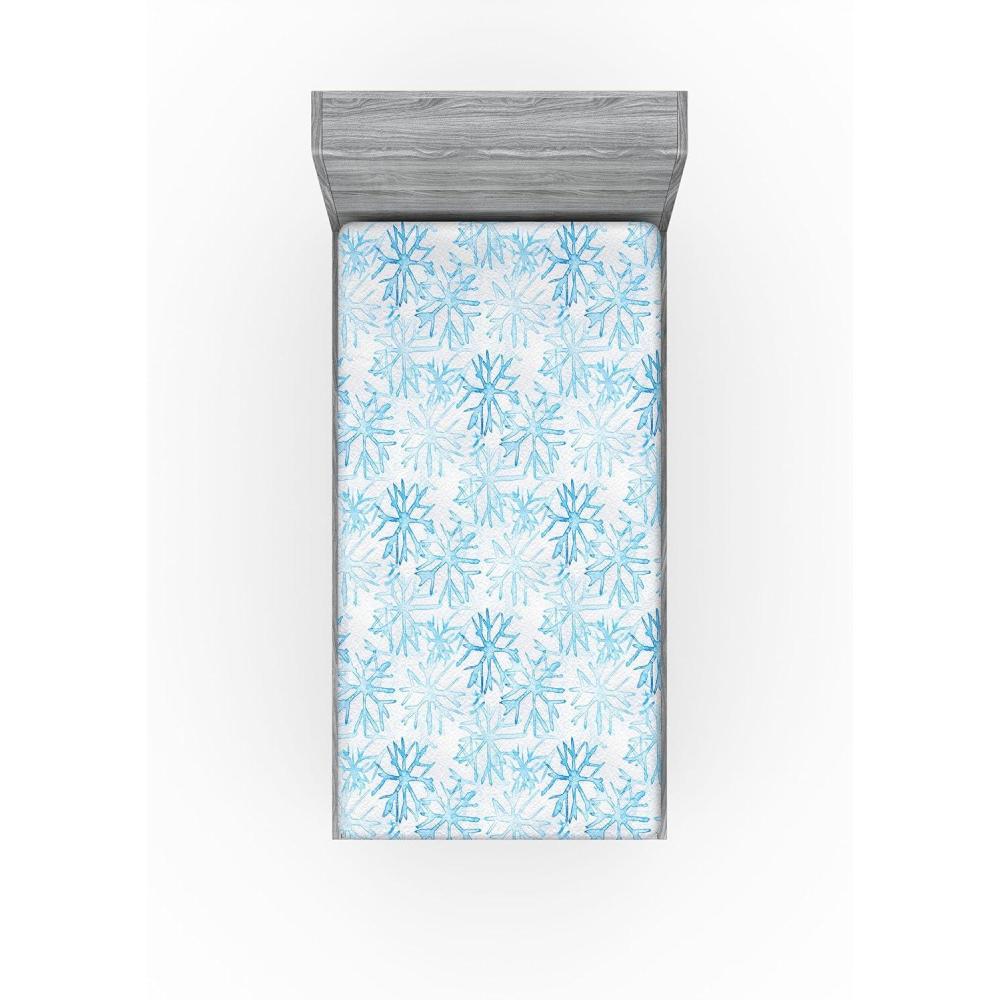 imageAmbesonne Floral Fitted Sheet Realistic Painting Print A Million Roses to My Love Valentines Day Decorative Soft Bedding AllRound Elastic Pocket California King Pale Pink Dark Pink and EcruDeep Sky Blue Off White