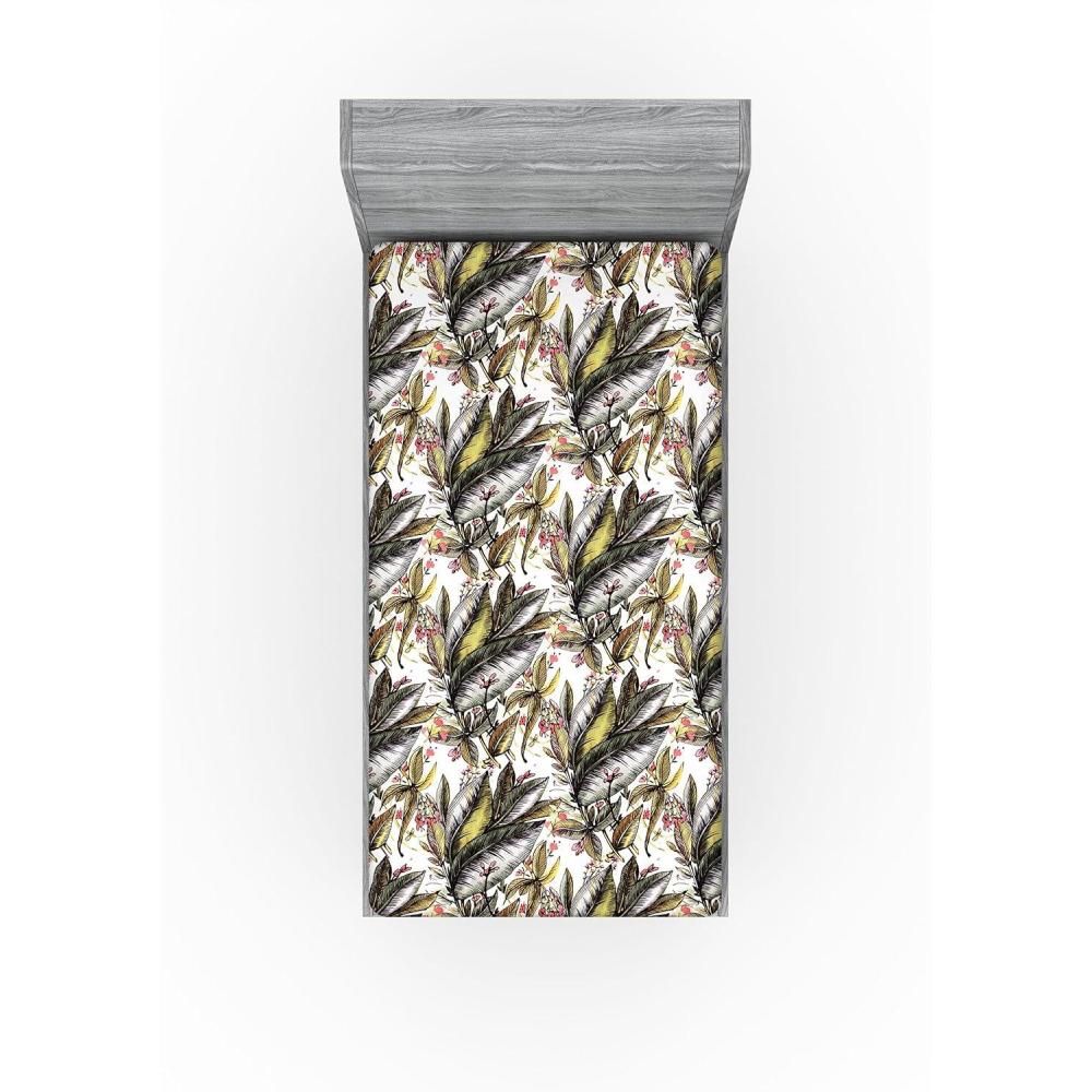imageAmbesonne Floral Fitted Sheet Valentines Day Theme Grunge Style Repetitive Rose Flowers Abstract Decorative Soft Bedding AllRound Elastic Pocket California King Pale Fuchsia and SepiaPale Coffee and Burnt Sienna