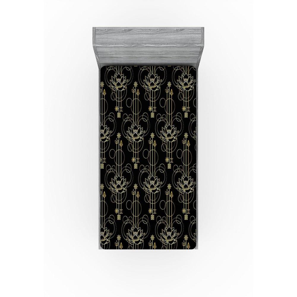 imageAmbesonne Floral Fitted Sheet Valentines Day Theme Grunge Style Repetitive Rose Flowers Abstract Decorative Soft Bedding AllRound Elastic Pocket California King Pale Fuchsia and SepiaCharcoal Grey Dark Yellow