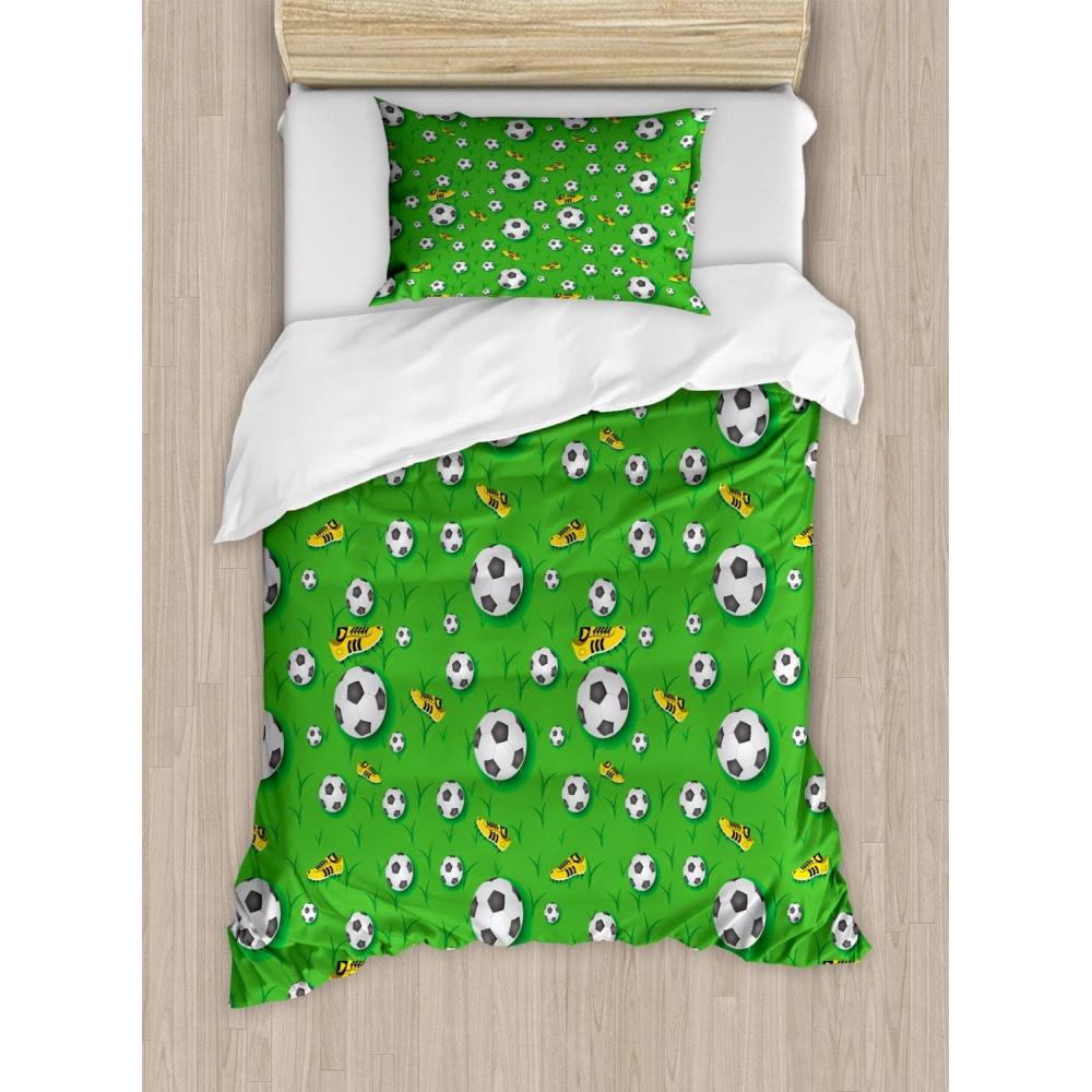 imageAmbesonne Purple Duvet Cover Set Unlucky Black Cat with Heart Filled Backdrop Valentines Day Animal Fun Decorative 3 Piece Bedding Set with 2 Pillow Shams Queen Size Lavender Pink BlackLime Green Yellow Black