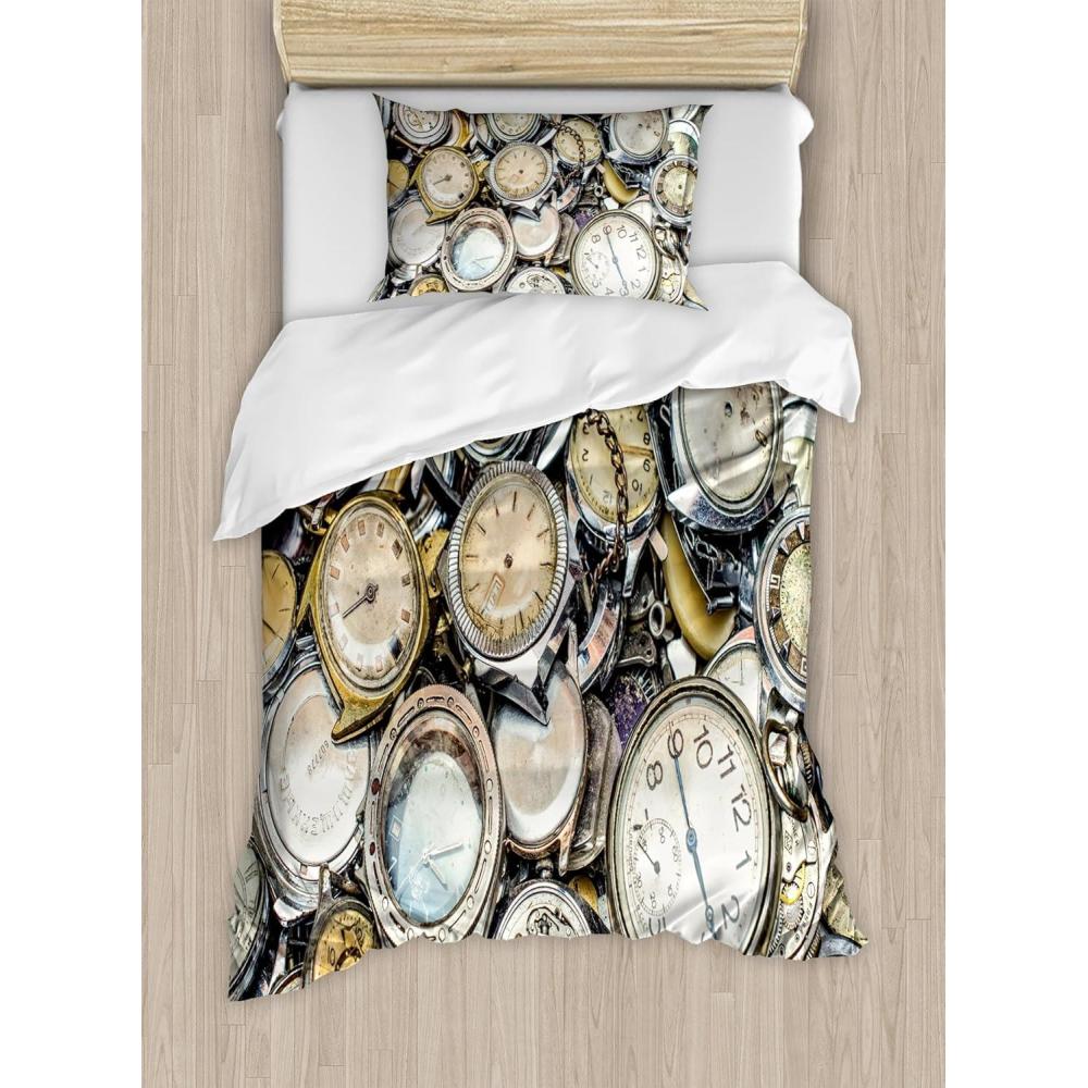 imageAmbesonne Valentines Day Duvet Cover Set Love Tree with Heart Romance Fruits Leaves Forest Couple Art Decorative 3 Piece Bedding Set with 2 Pillow Shams King Size Vermilion BlackGrey Beige
