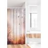 Ambesonne Butterfly Stall Shower Curtain, Dreamy Butterflies Over Trees Romantic Fantasy Blurry Sky Design, Fabric Bathroom Decor Set with Hooks, 36″ W x 72″ L, Pale Pink Orange