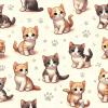 Ambesonne Cat Duvet Cover Set, Romantic Date Night of Kitties Drinking Milkshake Cozy Night Scene Valentines, Decorative 3 Piece Bedding Set with 2 Pillow Shams, California King, Dark Blue Apricot(Ivory Apricot and Dark Grey)