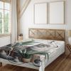 Ambesonne Cat Flat Sheet, Romantic Date Night of Kitties Drinking Milkshake Cozy Night Scene Valentines, Soft and Comfortable Top Sheet Decorative Bedding 1 Piece, Full Size, Dark Blue Apricot(Grey Green Pale Rust)