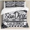 Ambesonne Dog Driver Duvet Cover Set, Romantic Chihuahua with Balloon Rose Flower Valentines Love Date Celebration, Decorative 3 Piece Bedding Set with 2 Pillow Shams, King Size, Red Yellow(Charcoal Grey Pale Grey)