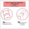 Ambesonne Dog Driver Fitted Sheet & Pillow Sham Set, Romantic Chihuahua with Balloon Rose Flower Valentines Love Date Celebration, Decorative Printed 2 Piece Bedding Decor Set, Twinxl, Multicolor(Multicolor)