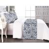 Ambesonne Floral Bed Runner Set, Realistic Painting Print A Million Roses to My Love Valentines Day, Decorative Bedding Scarf and 2 Pillow Shams for Hotels Homes, King, Pale Pink Dark Pink and Ecru(Coconut and Dark Indigo)