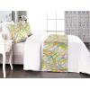 Ambesonne Floral Bed Runner Set, Realistic Painting Print A Million Roses to My Love Valentines Day, Decorative Bedding Scarf and 2 Pillow Shams for Hotels Homes, King, Pale Pink Dark Pink and Ecru(Sea Blue Multicolor)