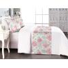 Ambesonne Floral Bed Runner Set, Realistic Painting Print A Million Roses to My Love Valentines Day, Decorative Bedding Scarf and 2 Pillow Shams for Hotels Homes, King, Pale Pink Dark Pink and Ecru(Ruby Beige and Sea Blue)