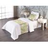 Ambesonne Floral Bed Runner Set, Realistic Painting Print A Million Roses to My Love Valentines Day, Decorative Bedding Scarf and 2 Pillow Shams for Hotels Homes, King, Pale Pink Dark Pink and Ecru(Sea Blue Multicolor)
