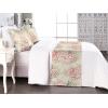 Ambesonne Floral Bed Runner Set, Realistic Painting Print A Million Roses to My Love Valentines Day, Decorative Bedding Scarf and 2 Pillow Shams for Hotels Homes, King, Pale Pink Dark Pink and Ecru(Beige Coral and Dark Tan)