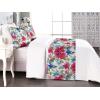 Ambesonne Floral Bed Runner Set, Realistic Painting Print A Million Roses to My Love Valentines Day, Decorative Bedding Scarf and 2 Pillow Shams for Hotels Homes, King, Pale Pink Dark Pink and Ecru(Pastel Pink Sage Green)