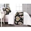 Ambesonne Floral Bed Runner Set, Romantic Concept Art Featuring Rose Flowers Hearts Leaves Valentine, Decorative Bedding Scarf and 2 Pillow Shams for Hotels Homes, Queen, Pastel Pink and Fern Green(Sage Green and Soft Pink)