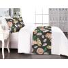Ambesonne Floral Bed Runner Set, Romantic Concept Art Featuring Rose Flowers Hearts Leaves Valentine, Decorative Bedding Scarf and 2 Pillow Shams for Hotels Homes, Queen, Pastel Pink and Fern Green(Jade Green Pale Salmon)