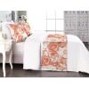 Ambesonne Floral Bed Runner Set, Romantic Concept Art Featuring Rose Flowers Hearts Leaves Valentine, Decorative Bedding Scarf and 2 Pillow Shams for Hotels Homes, Queen, Pastel Pink and Fern Green(White Pale Rust and Cinnamon)