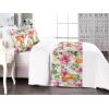 Ambesonne Floral Bed Runner Set, Romantic Concept Art Featuring Rose Flowers Hearts Leaves Valentine, Decorative Bedding Scarf and 2 Pillow Shams for Hotels Homes, Queen, Pastel Pink and Fern Green(Pastel Pink and Pale Orange)