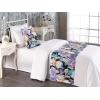 Ambesonne Floral Bed Runner Set, Valentine’s Day Concept Art Pastel Repetitive Roses Pattern Plot, Decorative Bedding Scarf and a Pillow Sham for Hotels Homes, Twin, Dark Pink Blush and White(Jade Green and Ceil Blue)