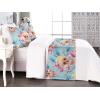 Ambesonne Floral Bed Runner Set, Valentine’s Day Concept Art Pastel Repetitive Roses Pattern Plot, Decorative Bedding Scarf and a Pillow Sham for Hotels Homes, Twin, Dark Pink Blush and White(Pale Blue Soft Pink)