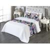 Ambesonne Floral Bed Runner Set, Valentine’s Day Concept Art Pastel Repetitive Roses Pattern Plot, Decorative Bedding Scarf and a Pillow Sham for Hotels Homes, Twin, Dark Pink Blush and White(Jade Green and Ceil Blue)