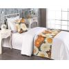 Ambesonne Floral Bed Runner Set, Valentine’s Day Concept Art Pastel Repetitive Roses Pattern Plot, Decorative Bedding Scarf and a Pillow Sham for Hotels Homes, Twin, Dark Pink Blush and White(Pale Vermilion Green)
