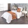 Ambesonne Floral Bed Runner Set, Valentine’s Day Concept Art Pastel Repetitive Roses Pattern Plot, Decorative Bedding Scarf and a Pillow Sham for Hotels Homes, Twin, Dark Pink Blush and White(Dark Peach Beige Paprika)