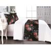 Ambesonne Floral Bed Runner Set, Valentine’s Day Theme Grunge Style Repetitive Rose Flowers Abstract, Decorative Bedding Scarf and 2 Pillow Shams for Hotels Homes, King, Pale Fuchsia and Sepia(Paprika and Dark Olive Green)