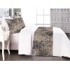 Ambesonne Floral Bed Runner Set, Valentine’s Day Theme Vintage Style Romantic Roses Pattern Plot, Decorative Bedding Scarf and a Pillow Sham for Hotels Homes, Twin, Dark Fuchsia and Slate Blue(Pale Grey and Caramel)
