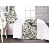 Ambesonne Floral Bed Runner Set, Valentine’s Day Theme Vintage Style Romantic Roses Pattern Plot, Decorative Bedding Scarf and a Pillow Sham for Hotels Homes, Twin, Dark Fuchsia and Slate Blue(Pale Grey and Eggshell)