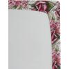 Ambesonne Floral Fitted Sheet, Realistic Painting Print A Million Roses to My Love Valentines Day, Decorative Soft Bedding All-Round Elastic Pocket, California King, Pale Pink Dark Pink and Ecru(Pale Pink Reseda Green)