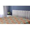 Ambesonne Floral Fitted Sheet, Realistic Painting Print A Million Roses to My Love Valentines Day, Decorative Soft Bedding All-Round Elastic Pocket, California King, Pale Pink Dark Pink and Ecru(Burnt Sienna and Pale Teal)
