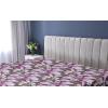 Ambesonne Floral Fitted Sheet, Realistic Painting Print A Million Roses to My Love Valentines Day, Decorative Soft Bedding All-Round Elastic Pocket, California King, Pale Pink Dark Pink and Ecru(Lilac Reseda Green Plum)