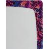 Ambesonne Floral Fitted Sheet, Realistic Painting Print A Million Roses to My Love Valentines Day, Decorative Soft Bedding All-Round Elastic Pocket, California King, Pale Pink Dark Pink and Ecru(Violet Dark Purple and Coral)