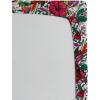 Ambesonne Floral Fitted Sheet, Realistic Painting Print A Million Roses to My Love Valentines Day, Decorative Soft Bedding All-Round Elastic Pocket, California King, Pale Pink Dark Pink and Ecru(Red Forest Green Coconut)