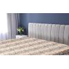 Ambesonne Floral Fitted Sheet, Realistic Painting Print A Million Roses to My Love Valentines Day, Decorative Soft Bedding All-Round Elastic Pocket, California King, Pale Pink Dark Pink and Ecru(Beige Vermilion and Grey)