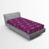 Ambesonne Floral Fitted Sheet, Realistic Painting Print A Million Roses to My Love Valentines Day, Decorative Soft Bedding All-Round Elastic Pocket, California King, Pale Pink Dark Pink and Ecru(Purple Pink Blue Grey)